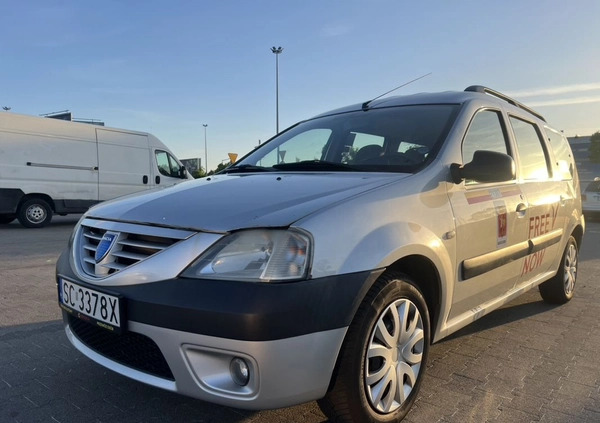 Dacia Logan cena 11500 przebieg: 250000, rok produkcji 2008 z Warszawa małe 172